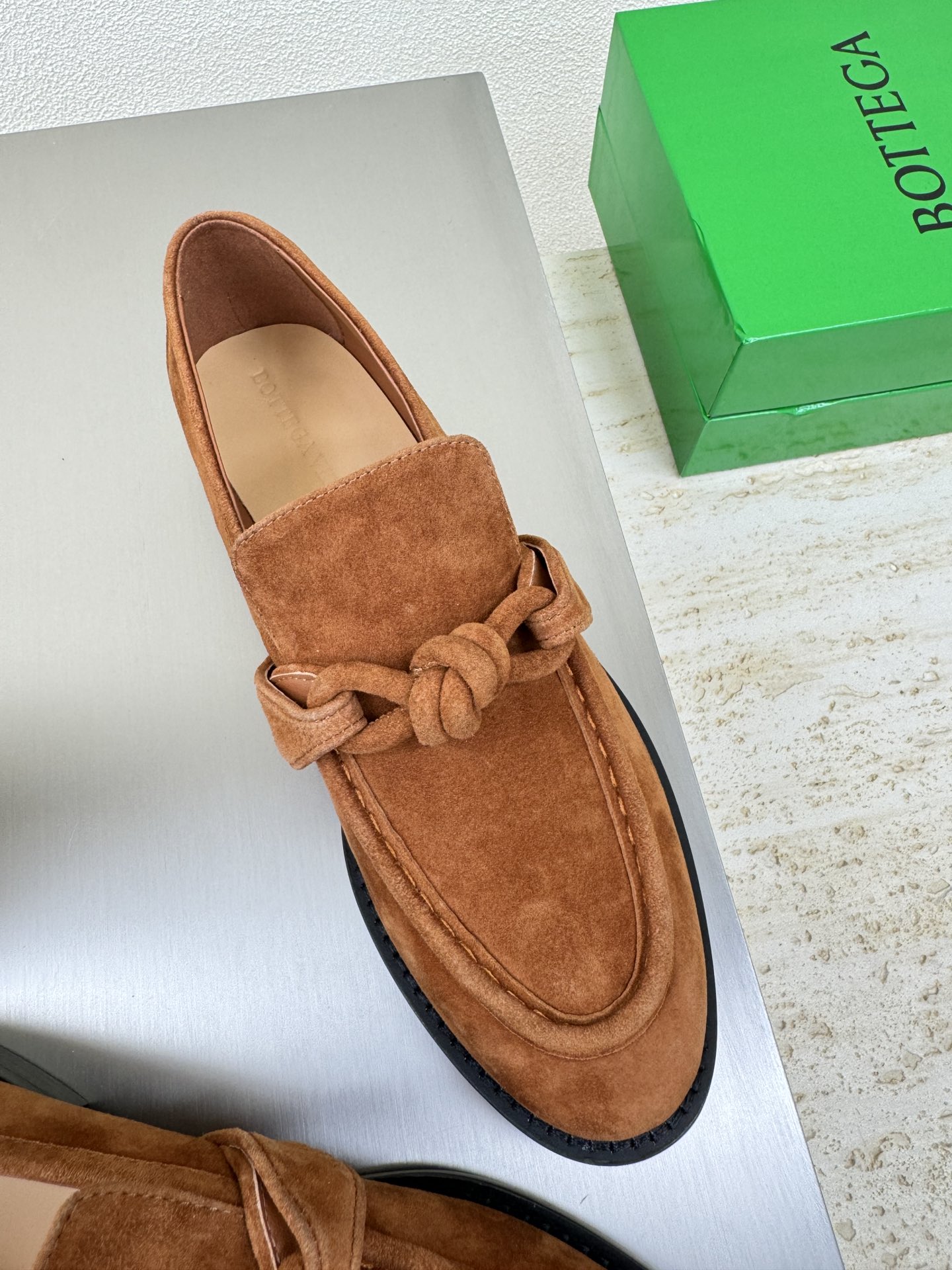 Bagsaaa B0tt*ga Ven*ta Astaire Loafer Brown