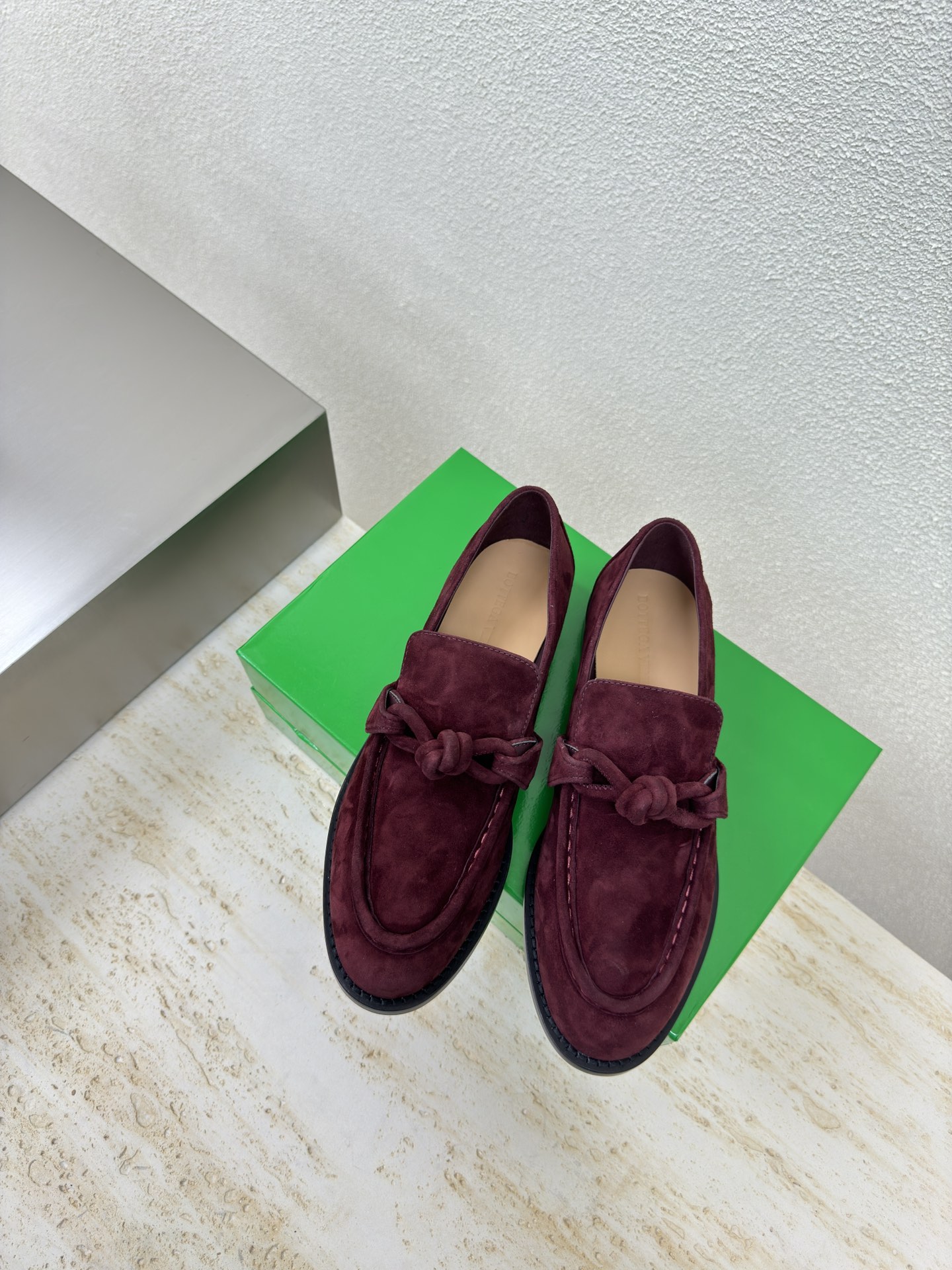 Bagsaaa B0tt*ga Ven*ta Astaire Loafer Dark Barolo