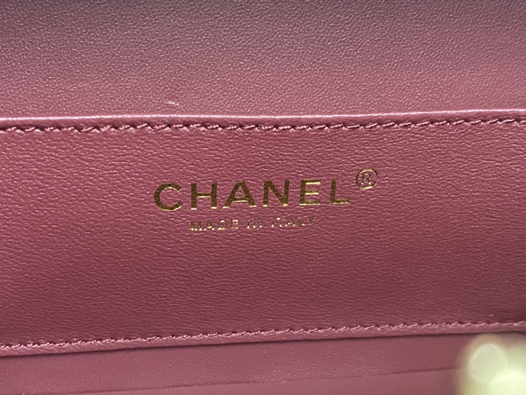 Bagsaaa Ch**el Small Box Bag AS5167 Red - 12.5 × 18 × 6.5 cm