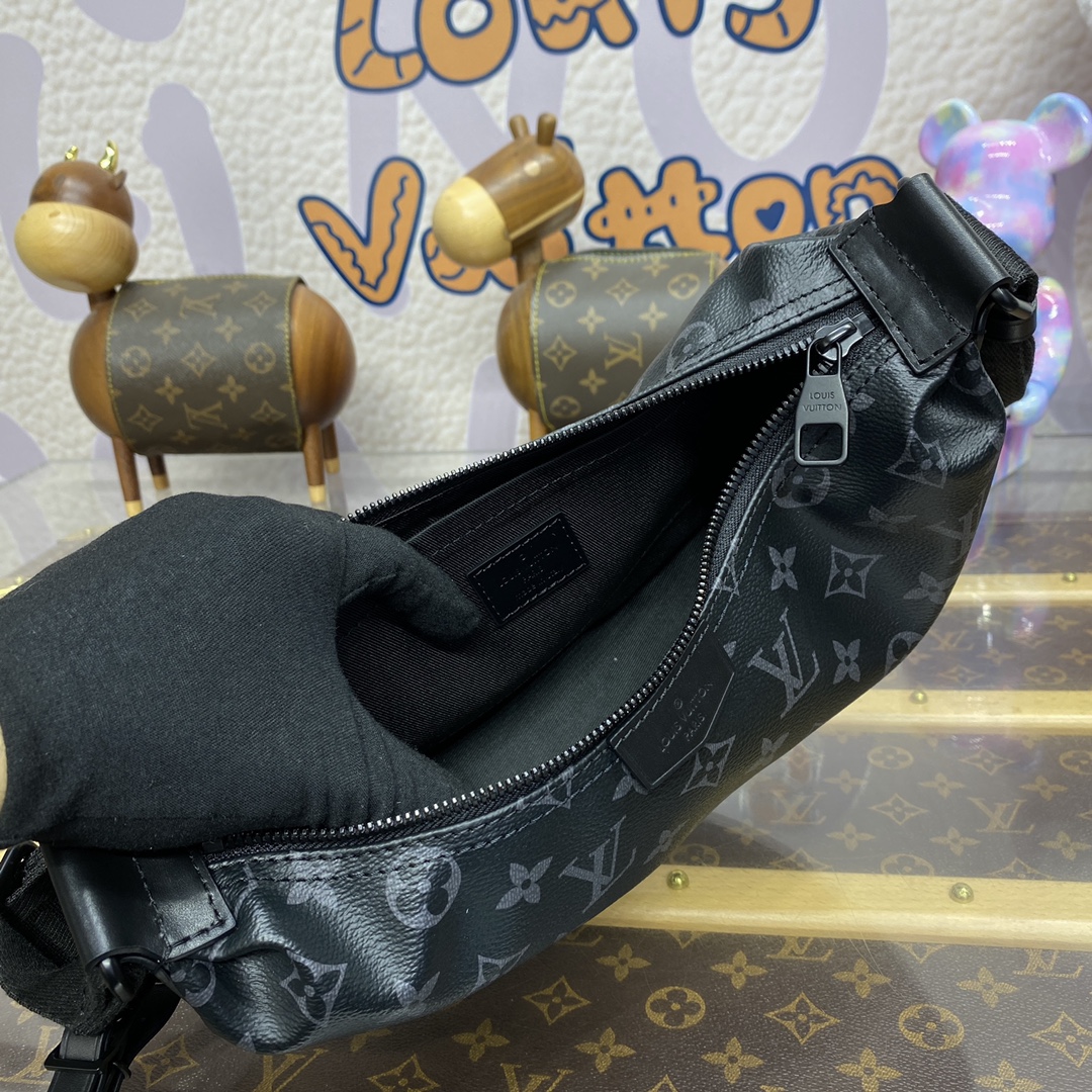 Bagsaaa L0vis Vvtt0n M47158 Hamac Bag PM Monogram Eclipse - 15 x 8 x 28.5 cm