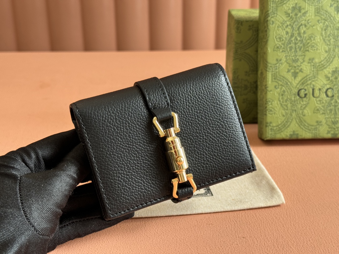 Bagsaaa Gvc*1 Jackie 1961 card case wallet 645536 black