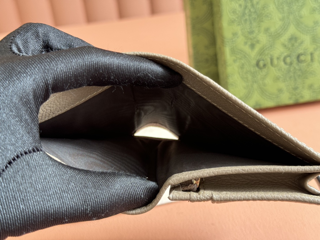 Bagsaaa Gvc*1 Jackie 1961 card case wallet 645536 taupe