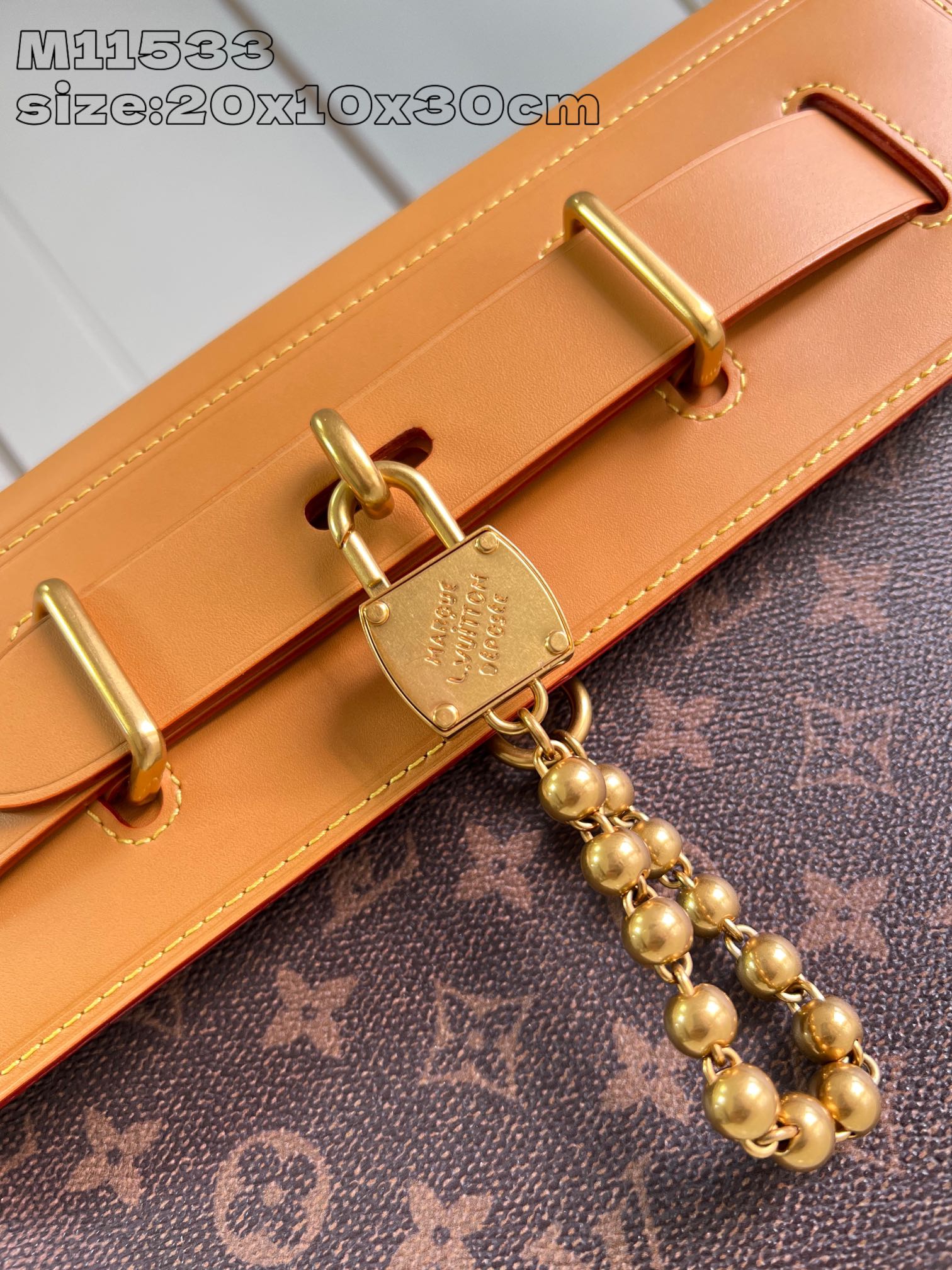 Bagsaaa L0vis Vvtt0n M11533 Steamer Crossbody Monogram Dust - 20 x 10 x 30 cm