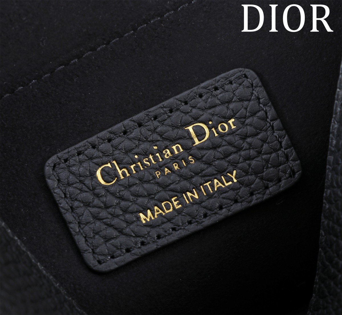 Bagsaaa D10r Bobby East-West Bag Black Grained Calfskin - 21 x 12 x 5.1 cm