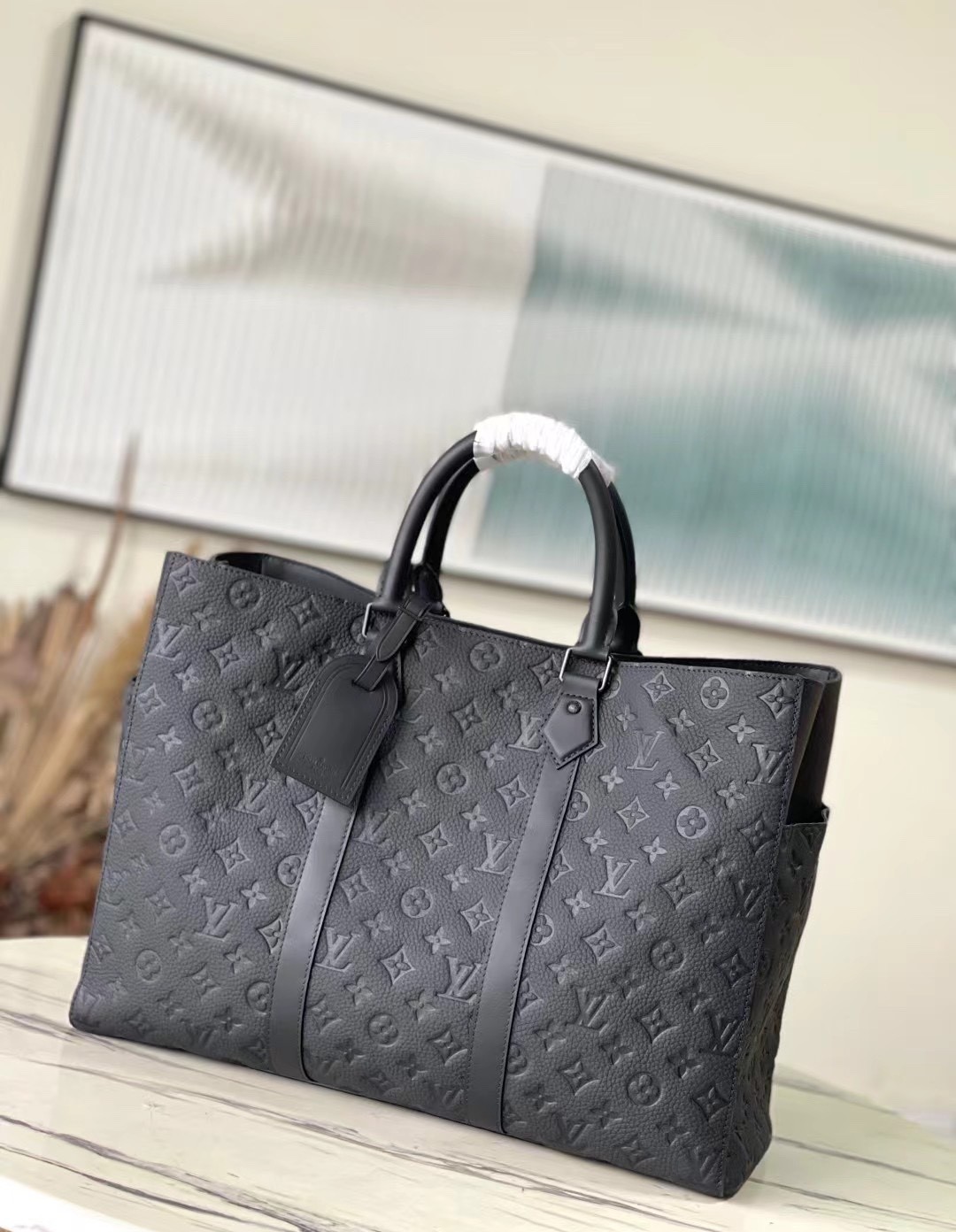 Bagsaaa L0vis Vvtt0n M21865 Sac Plat 24H Black - 44 x 33 x 18 cm