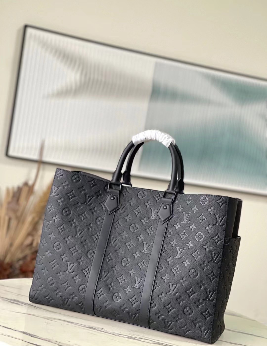 Bagsaaa L0vis Vvtt0n M21865 Sac Plat 24H Black - 44 x 33 x 18 cm