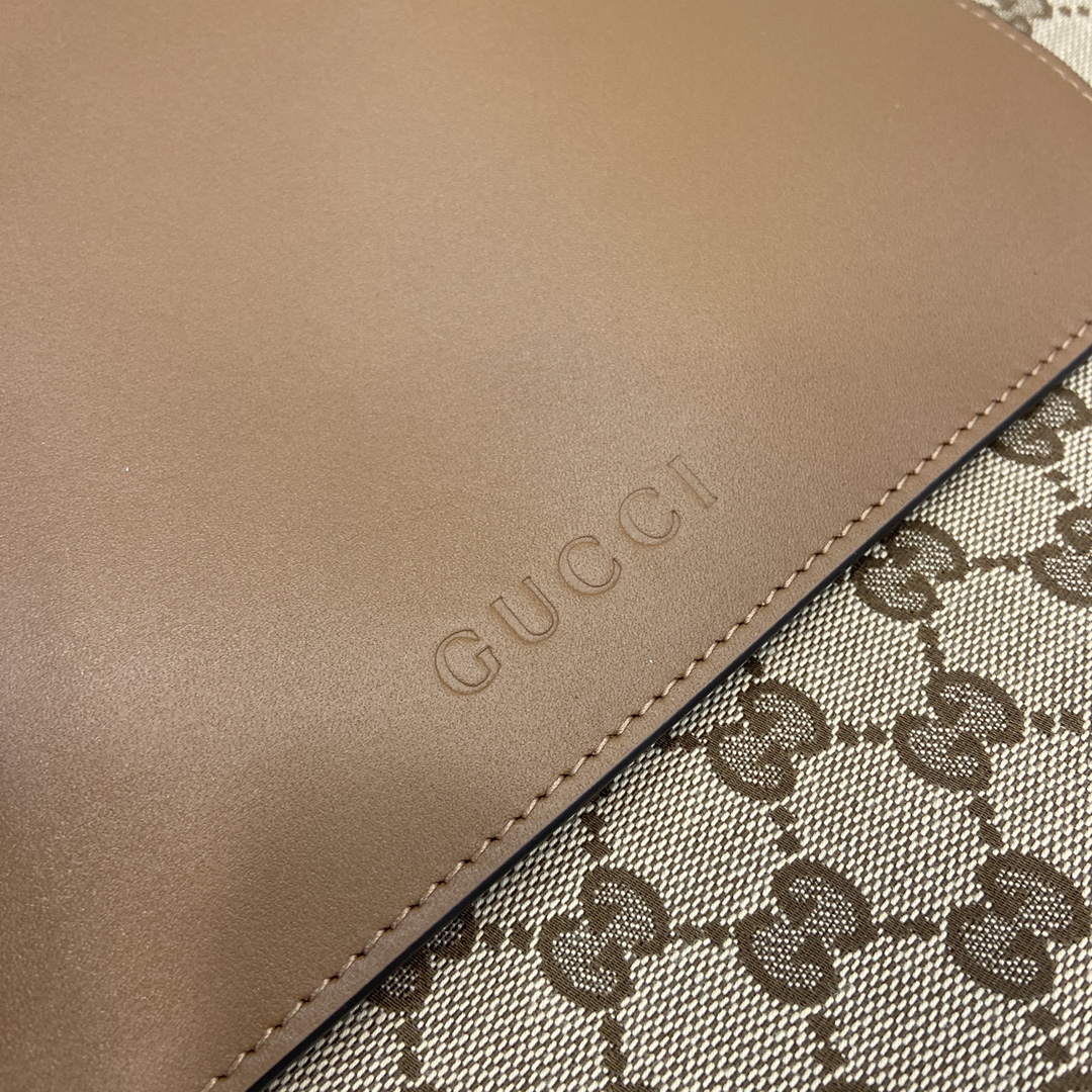 Bagsaaa Gvc*1 B large shoulder bag 815924 Beige and brown - 49 x 46 x 4cm
