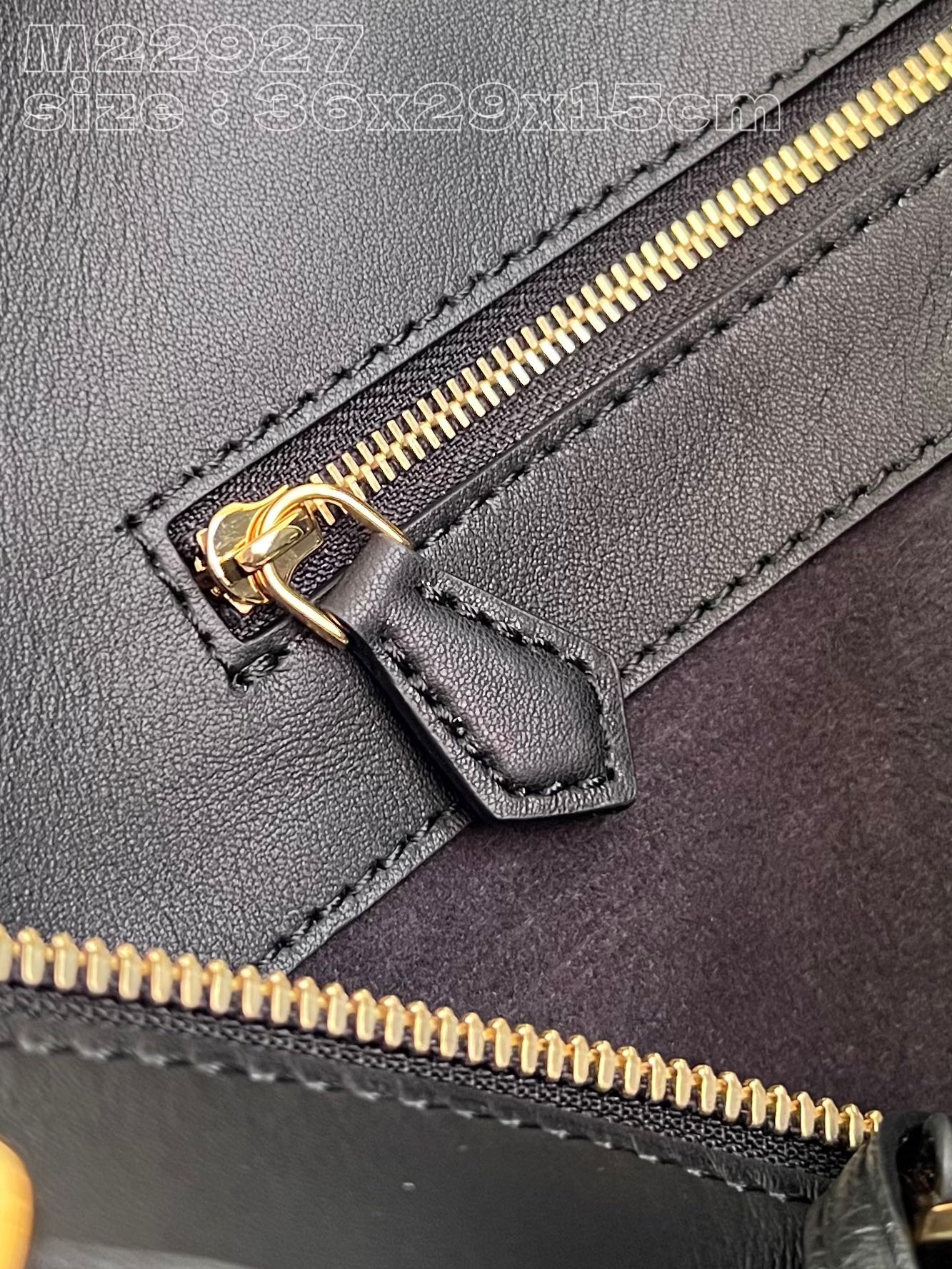 Bagsaaa L0vis Vvtt0n M22914 Vendôme MM Black - 29 x 15 x 36 cm