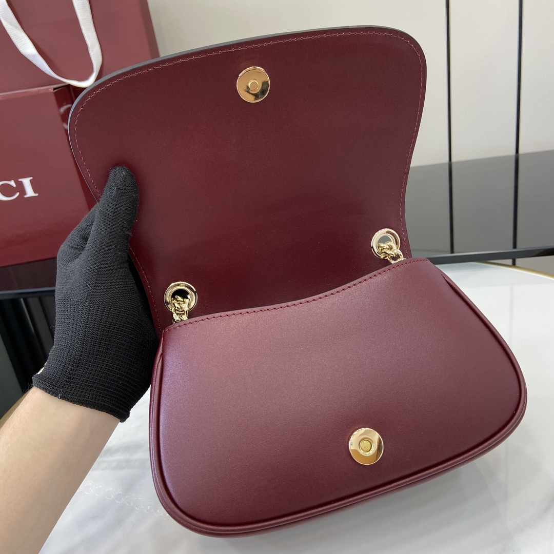 Bagsaaa Gvc*1 Blondie mini shoulder bag 815711 red - 21.5 x 11 x 8 cm