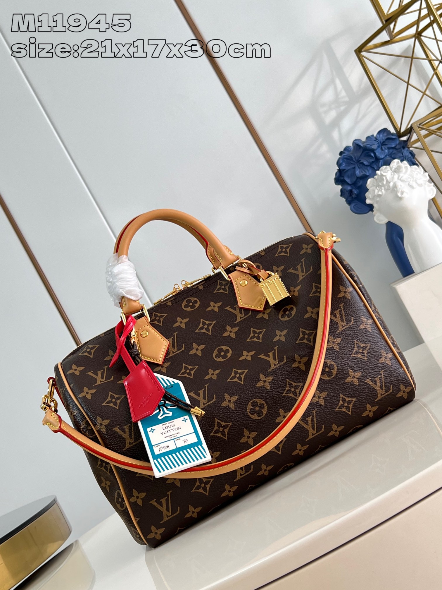 Bagsaaa L0vis Vvtt0n M11945 Speedy Soft 30 Crafty Bag - 30 x 21 x 17 cm