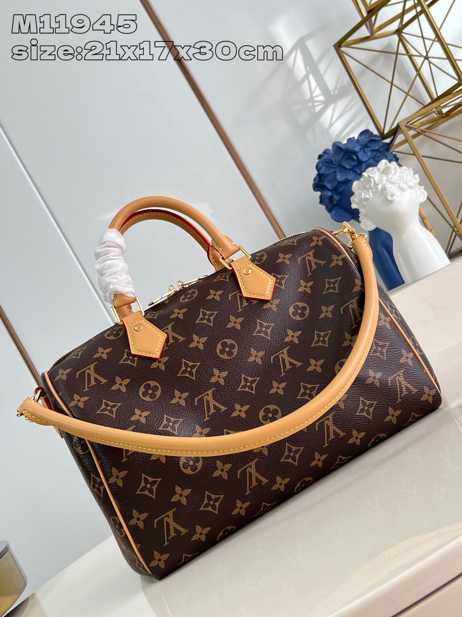 Bagsaaa L0vis Vvtt0n M11945 Speedy Soft 30 Crafty Bag - 30 x 21 x 17 cm