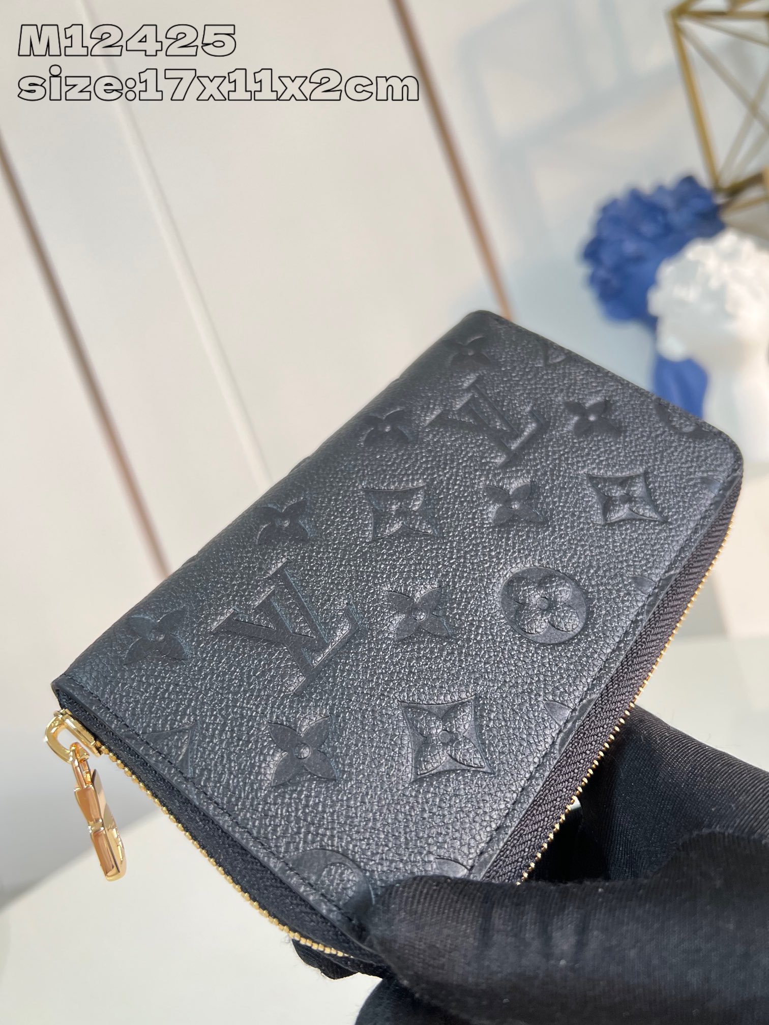 Bagsaaa L0vis Vvtt0n M12425 Margot Wallet Black - 11 x 2 x 17 cm