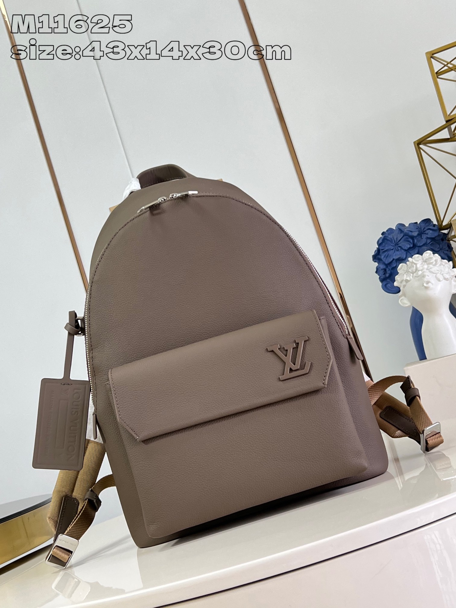 Bagsaaa L0vis Vvtt0n M11625 Takeoff Backpack Moka Brown - 30 x 43 x 14 cm