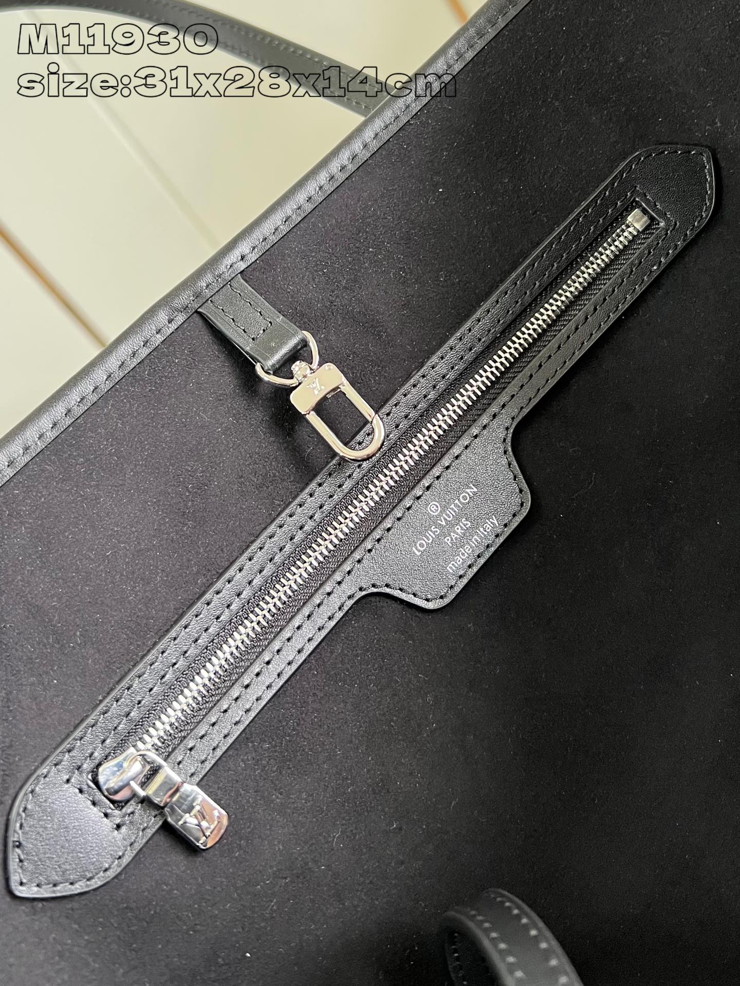 Bagsaaa L0vis Vvtt0n M11930 Neverfull MM Black Epi - 31 x 28 x 14 cm