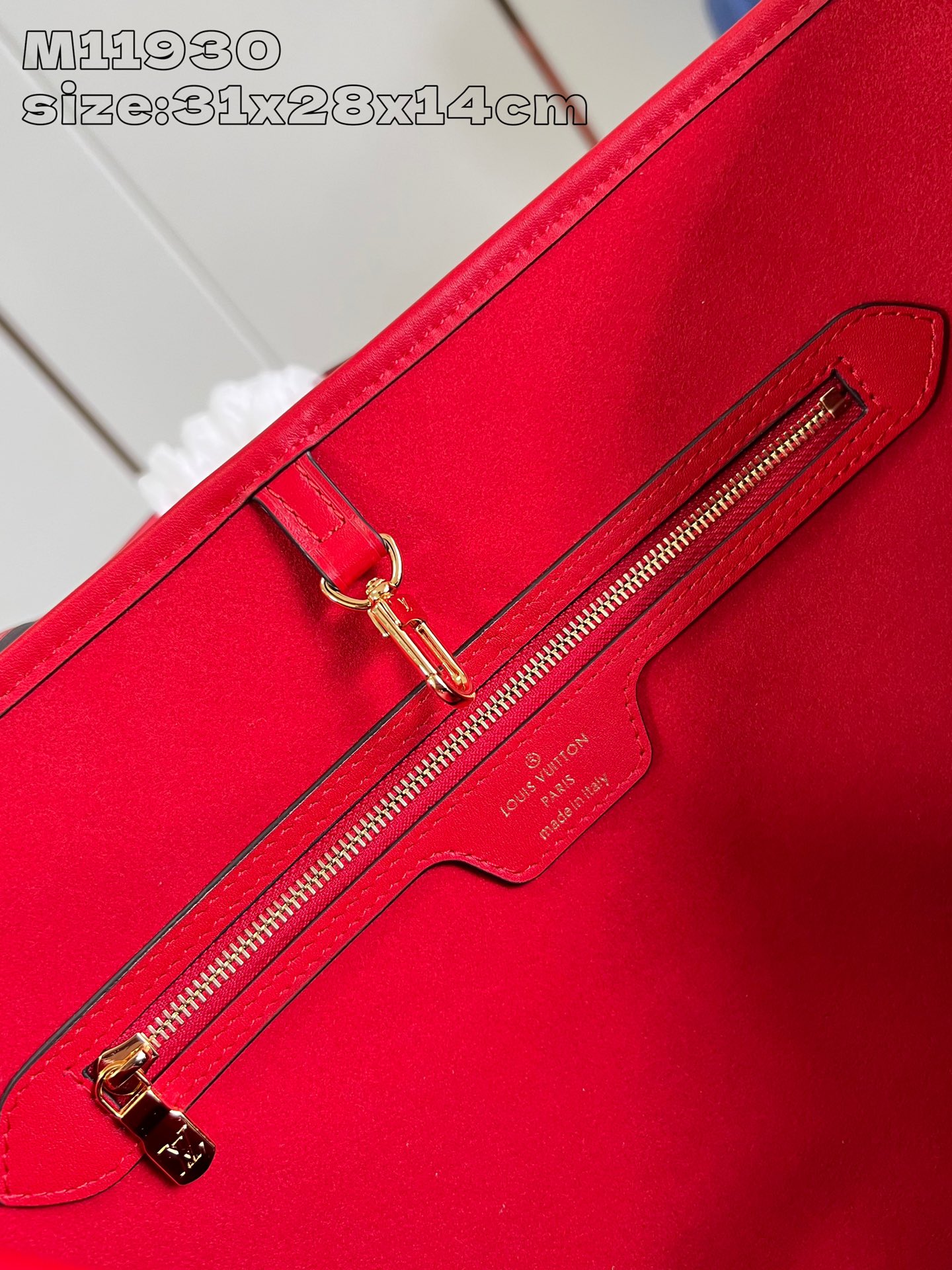 Bagsaaa L0vis Vvtt0n M12755 Neverfull MM Red Epi - 31 x 28 x 14 cm