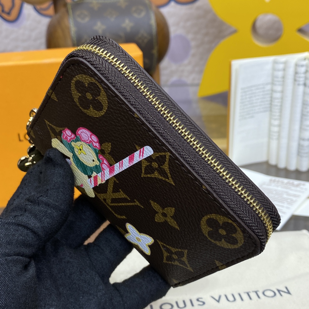 Bagsaaa L0vis Vvtt0n M12210 Zippy Coin Purse Vivienne - 11 x 8.5 x 2 cm