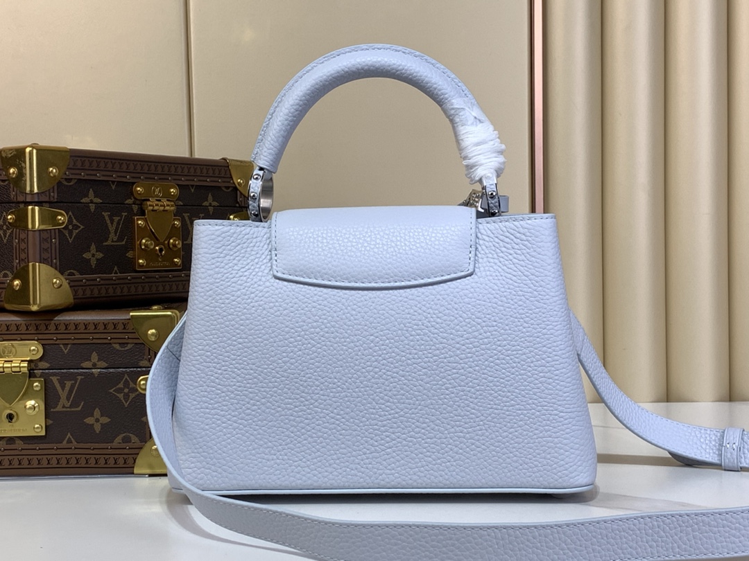 Bagsaaa L0vis Vvtt0n M21303 Capucines BB Blue - 27 x 17.3 x 9 cm