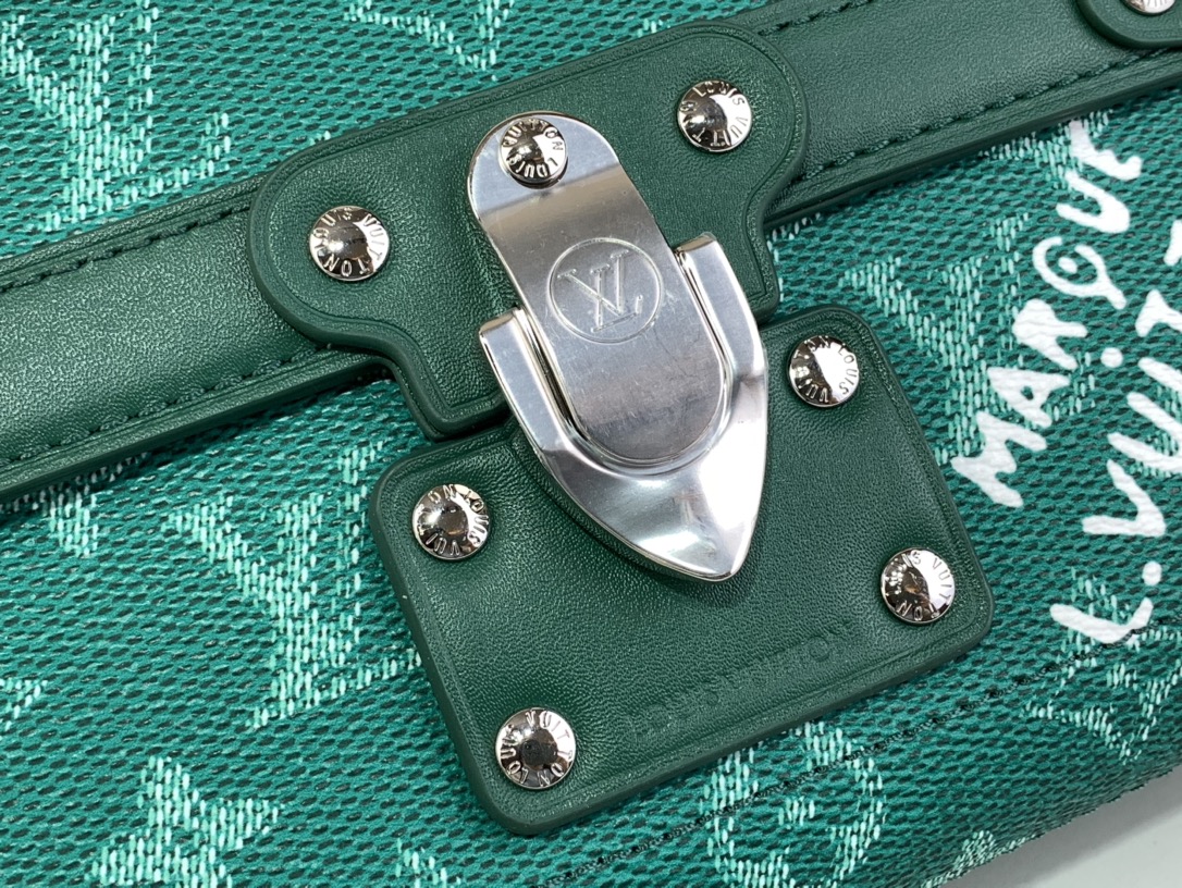 Bagsaaa L0vis Vvtt0n M12686 Soul Trunk Green - 19 x 15 x 7 cm
