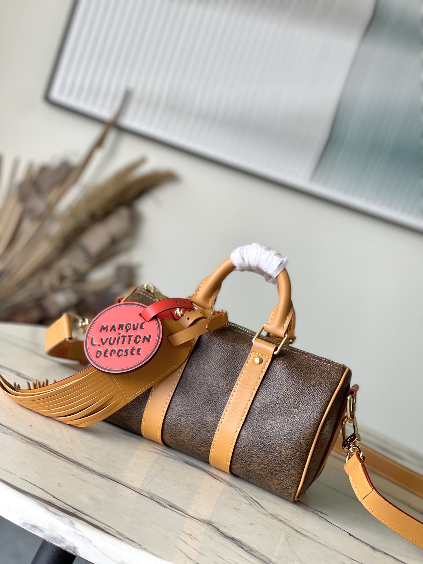 Bagsaaa L0vis Vvtt0n M11542 Keepall Bandoulière 25 Monogram Dust - 25 x 15 x 11 cm