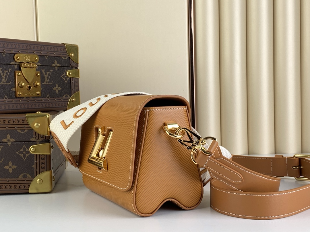 Bagsaaa L0vis Vvtt0n M24758 Twist PM Brown - 19 x 15 x 9 cm