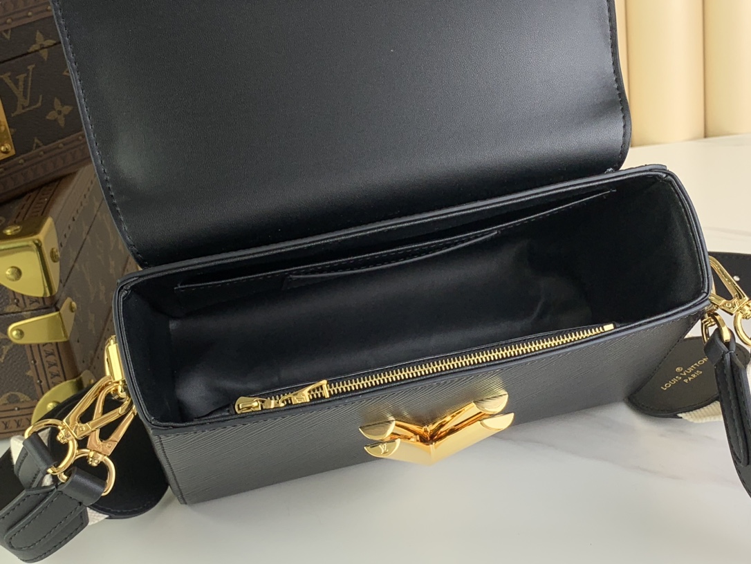 Bagsaaa L0vis Vvtt0n M24765 Twist MM Black - 23 x 17 x 9.5 cm