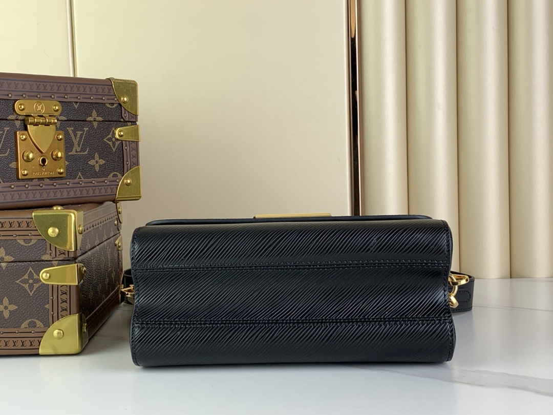 Bagsaaa L0vis Vvtt0n M24765 Twist MM Black - 23 x 17 x 9.5 cm