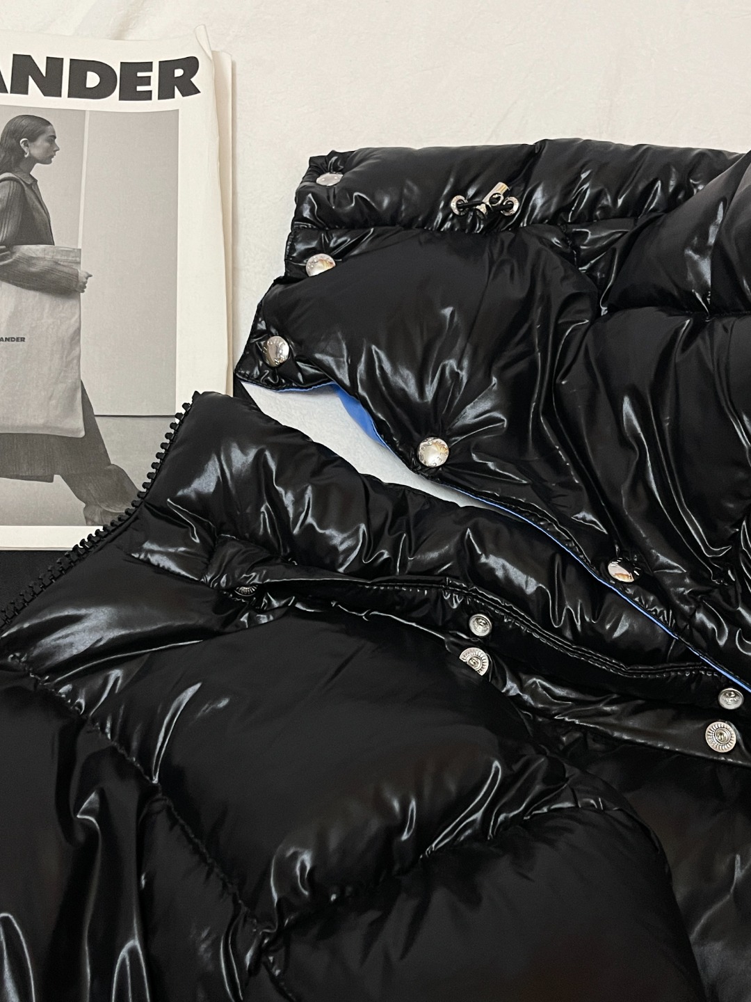 Bagsaaa Moncler Black & Blue Puffer Jacket