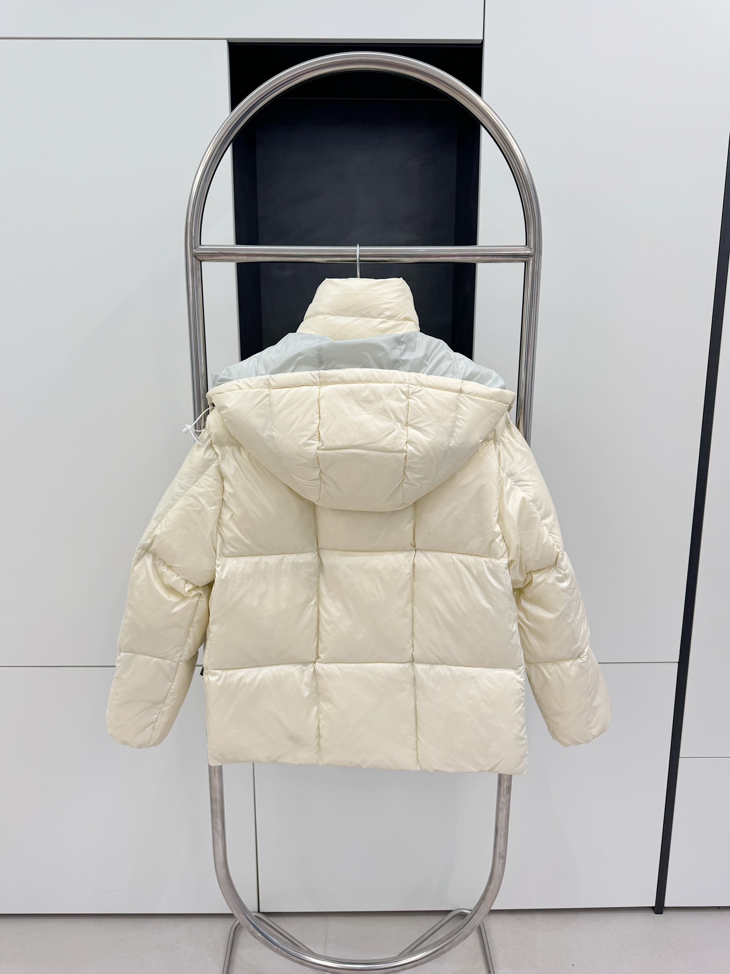 Bagsaaa Moncler Panara Puffer Jacket Beige & Gray