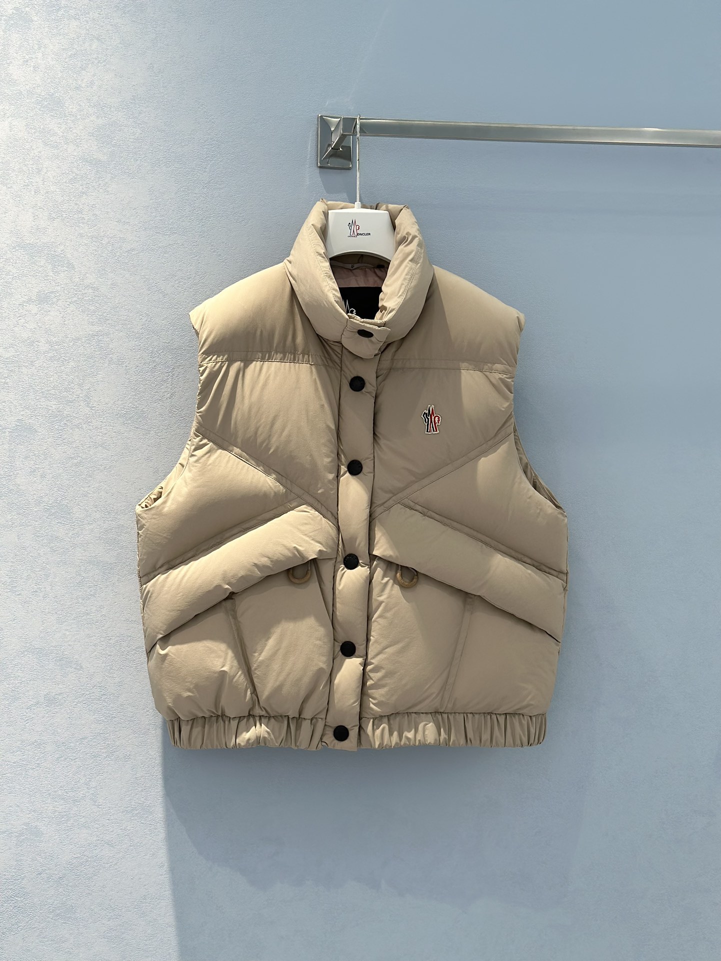Bagsaaa Moncler Marolies Down Gilet Beige
