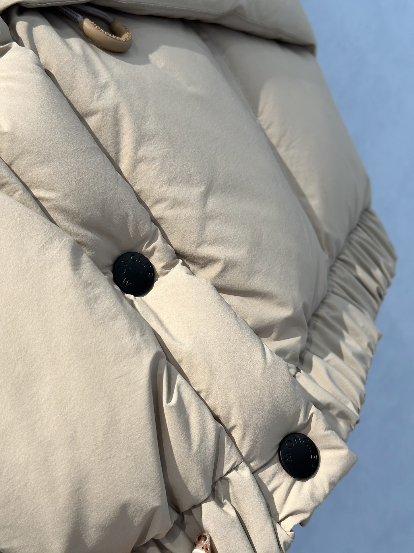 Bagsaaa Moncler Marolies Down Gilet Beige