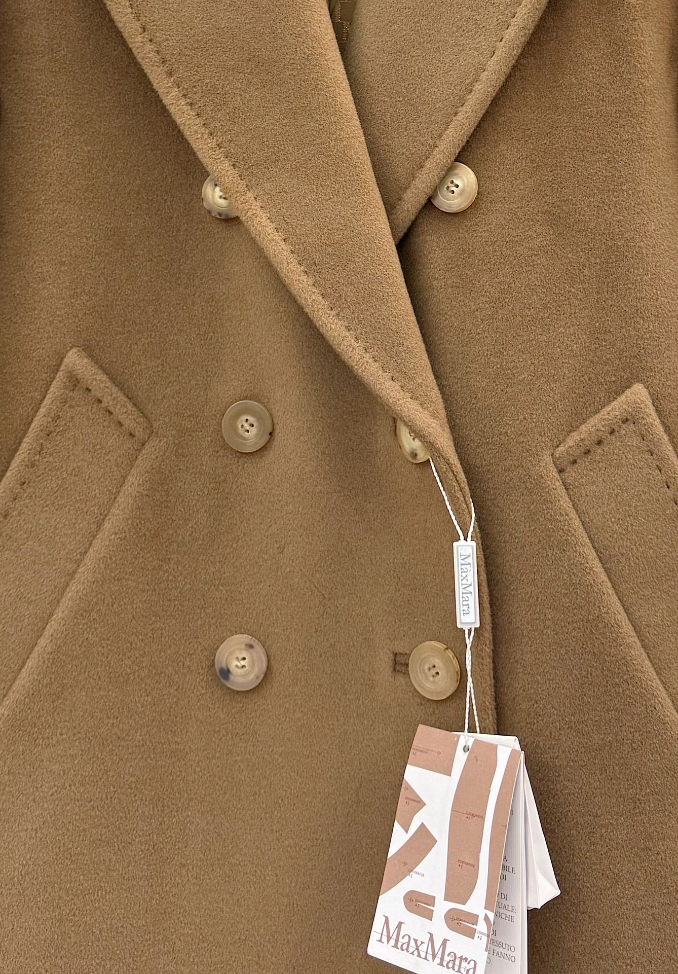 Bagsaaaa Max Mara Wool Coat Brown