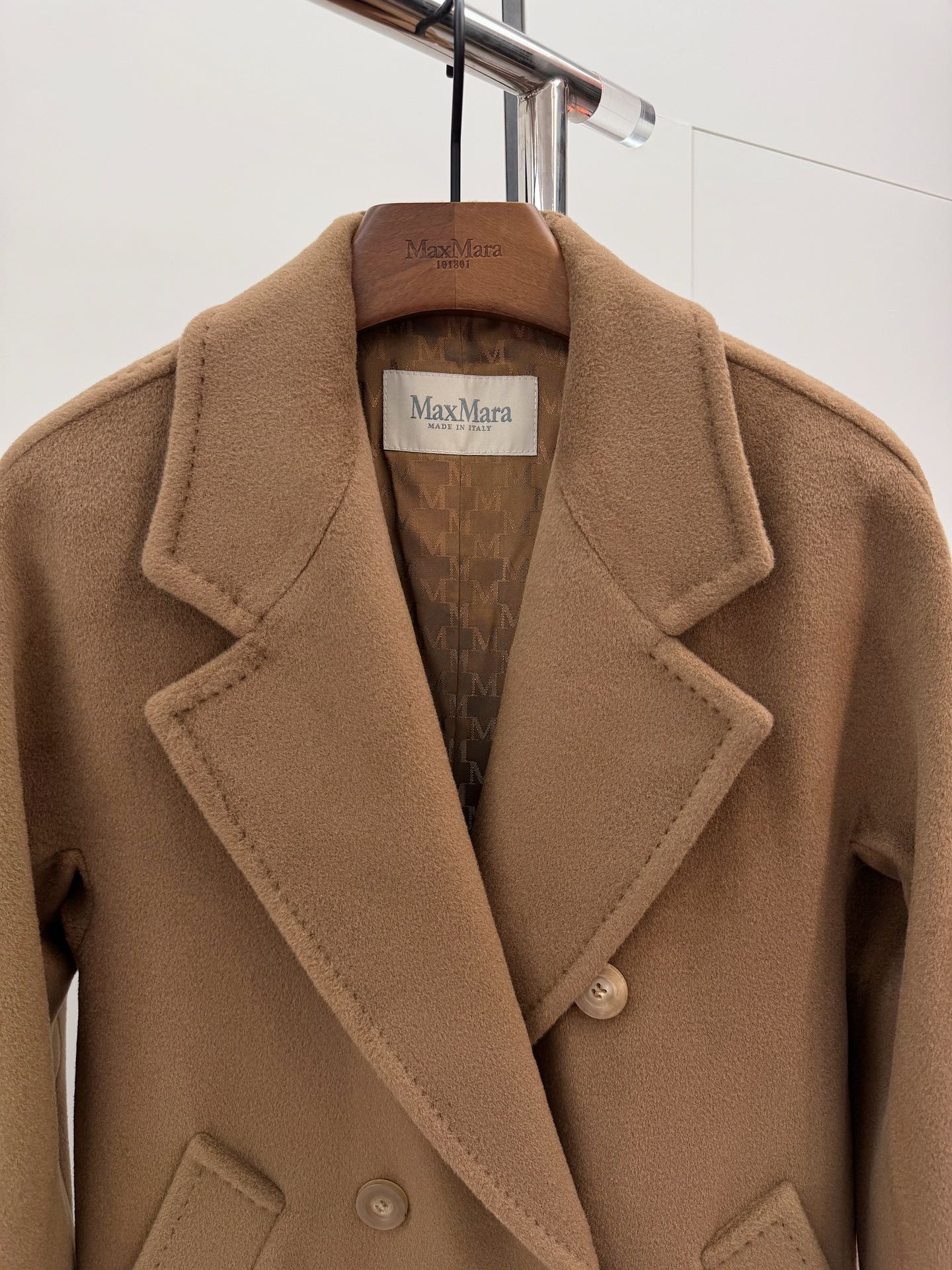 Bagsaaaa Max Mara Wool Coat Brown