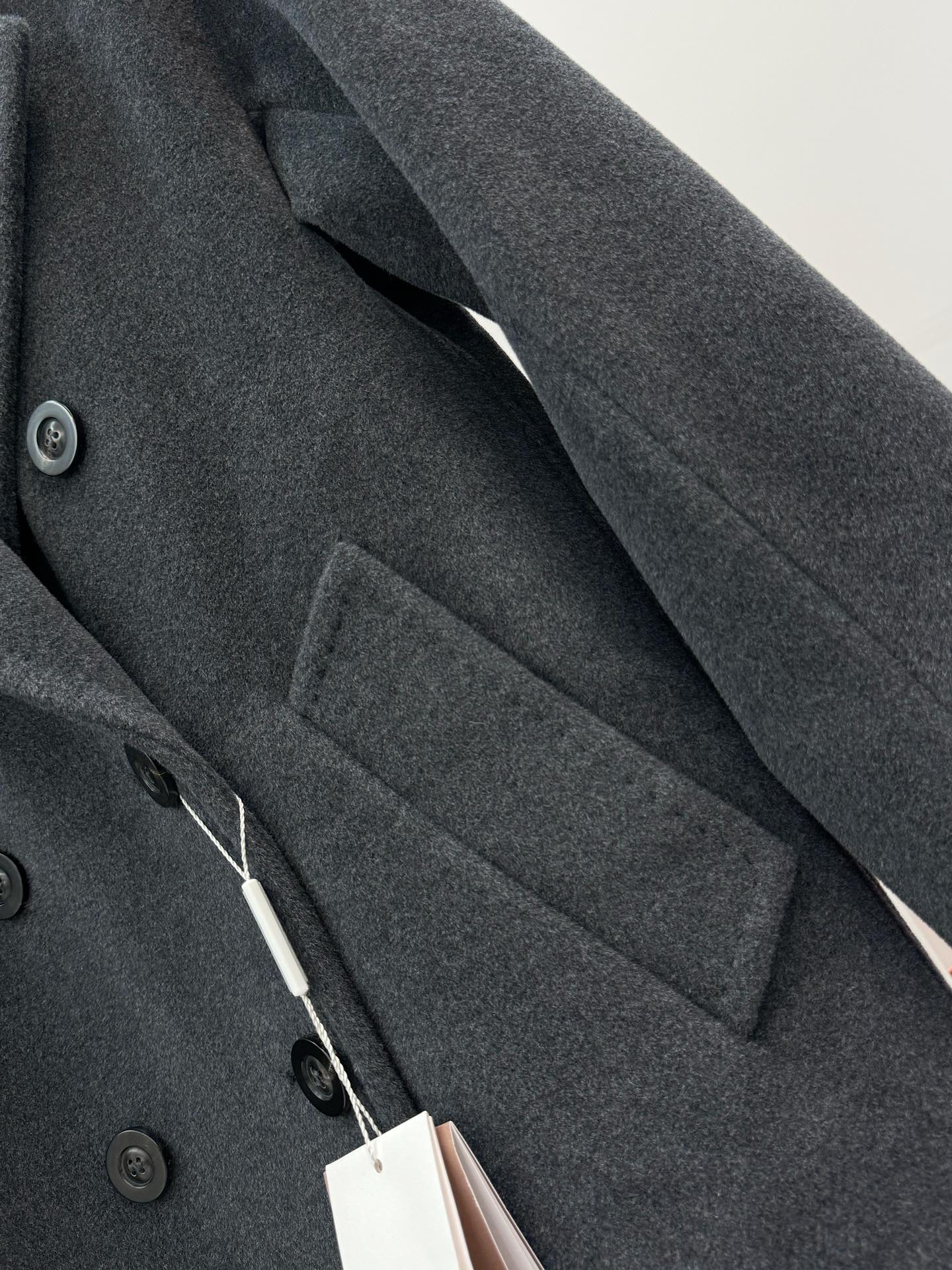 Bagsaaaa Max Mara Wool Coat Gray