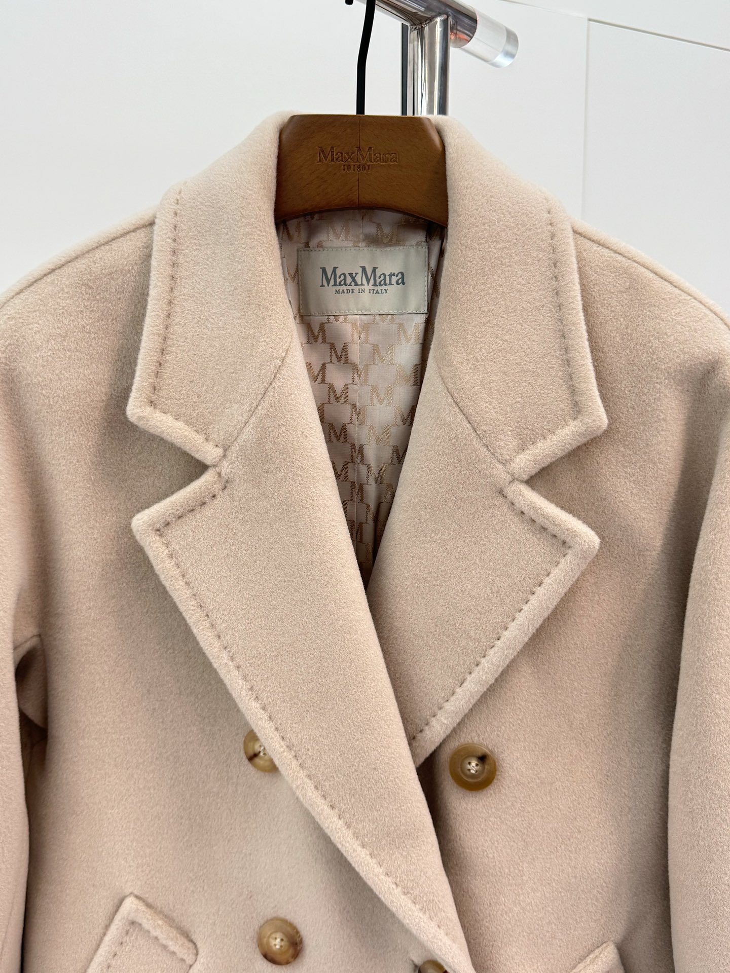 Bagsaaaa Max Mara Wool Coat Beige