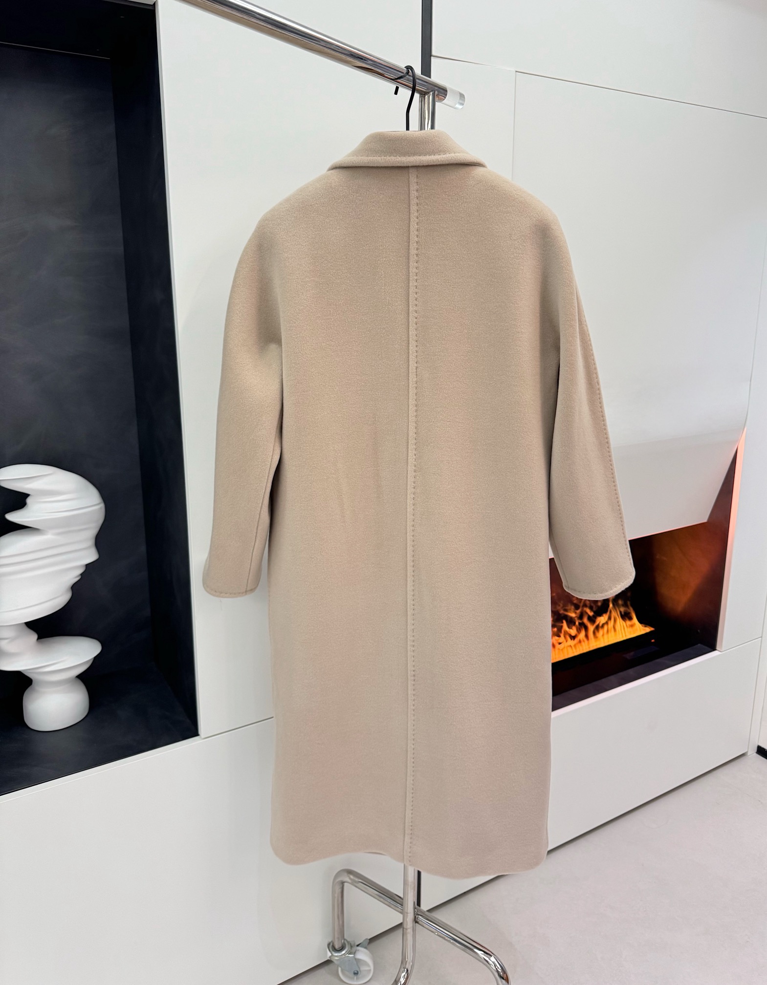 Bagsaaaa Max Mara Wool Coat Beige
