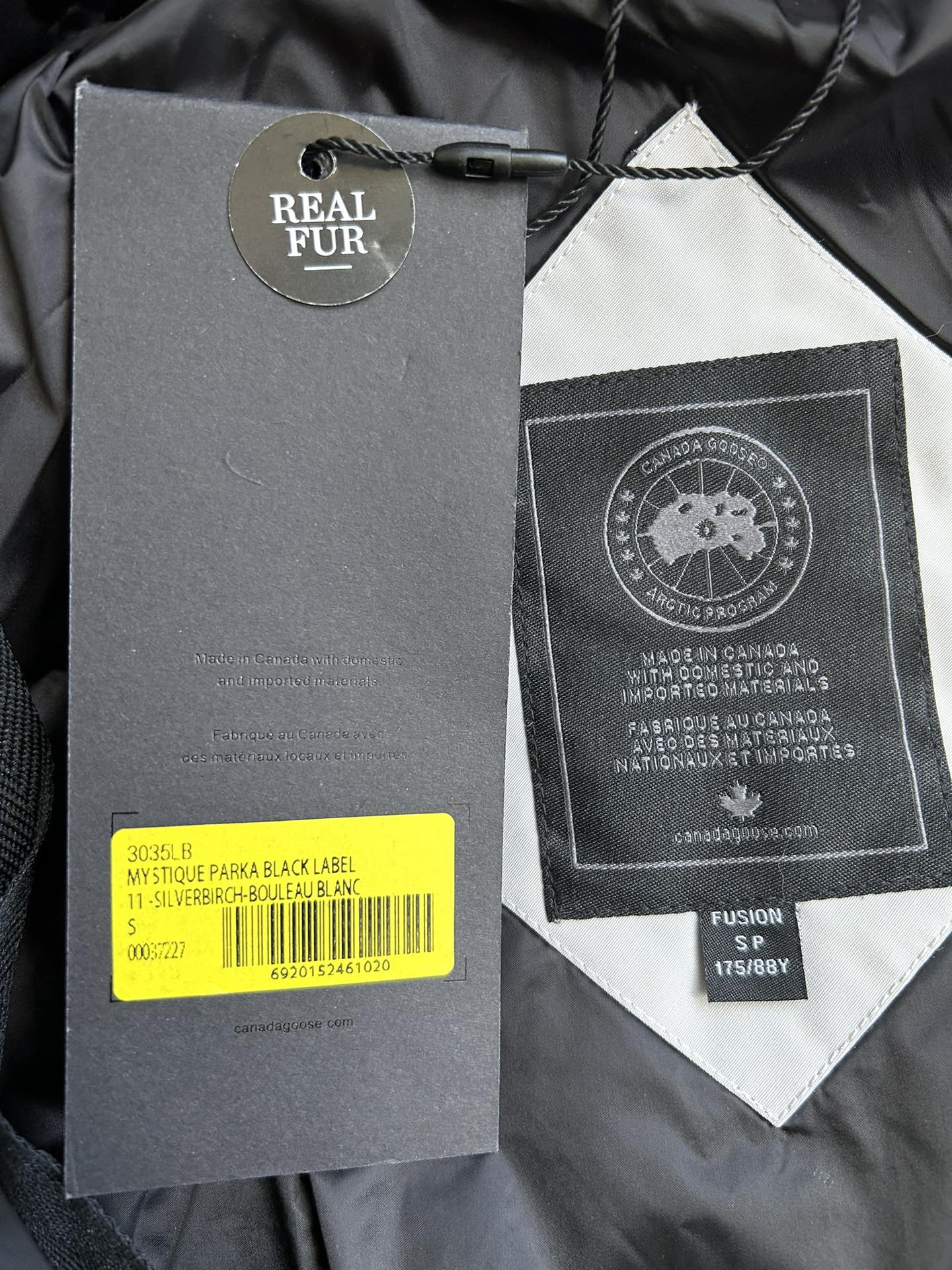 Bagsaaa Can*a G00se Mystique Parka Heritage White