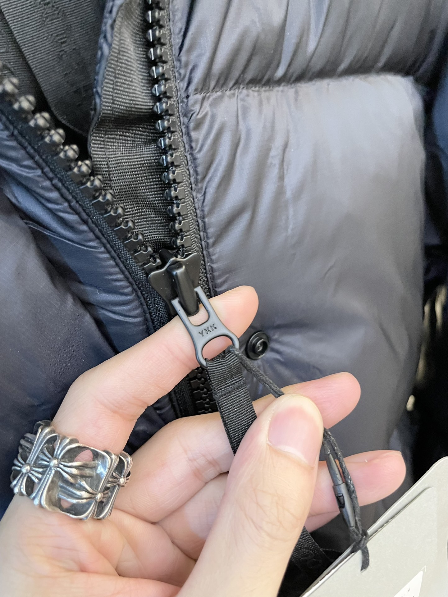 Bagsaaa Can*a G00se Cypress Cropped Puffer Black