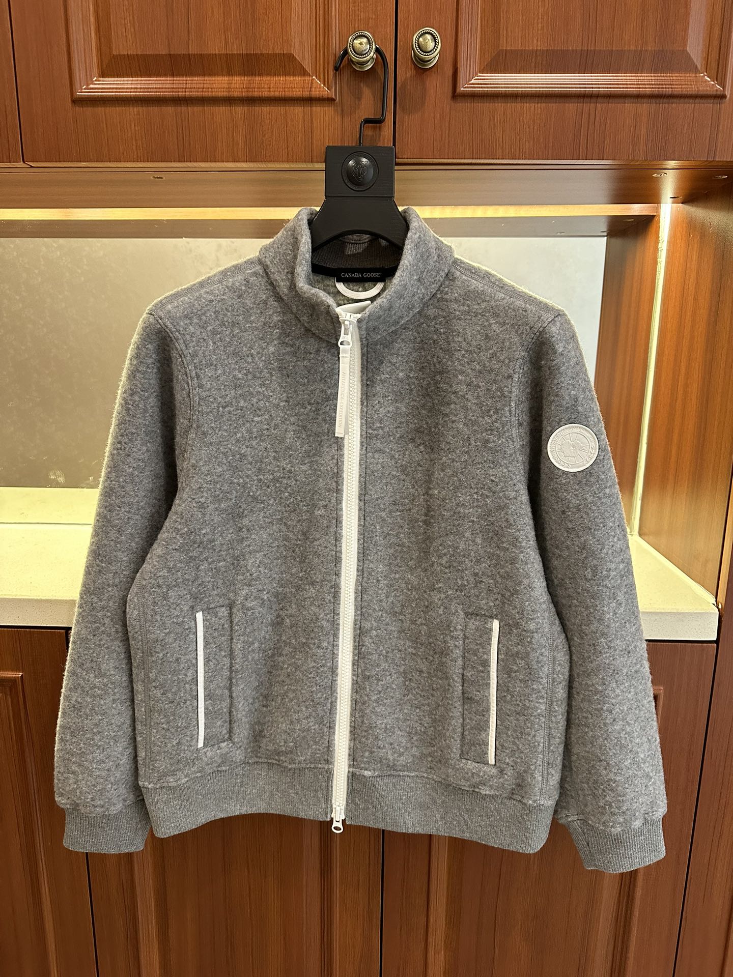 Bagsaaa Can*a G00se Lawson Jacket Kind Fleece HUMANATURE Gray