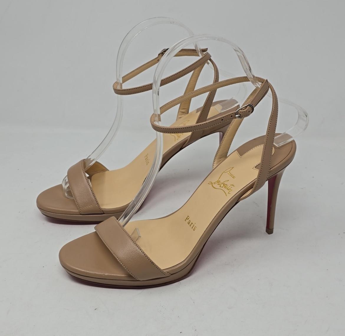 Bagsaaa Chr1st1an Louboutin Loubigirl Nude Leather 100mm