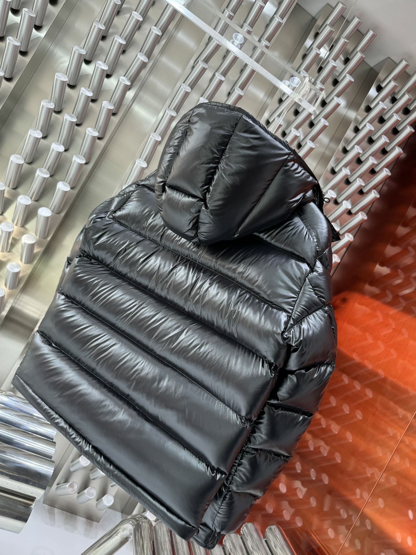 Bagsaaa Moncler Enfant Gles puffer jacket black