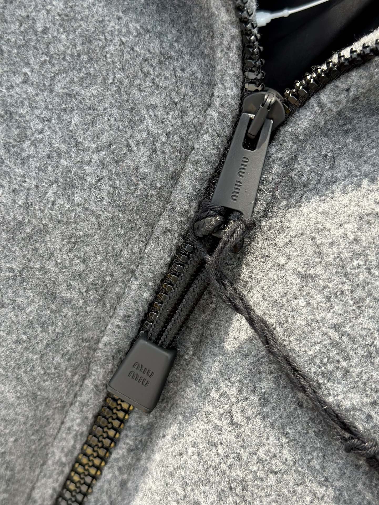 Bagsaaa M1um1u Fleece Down Jacket Grey