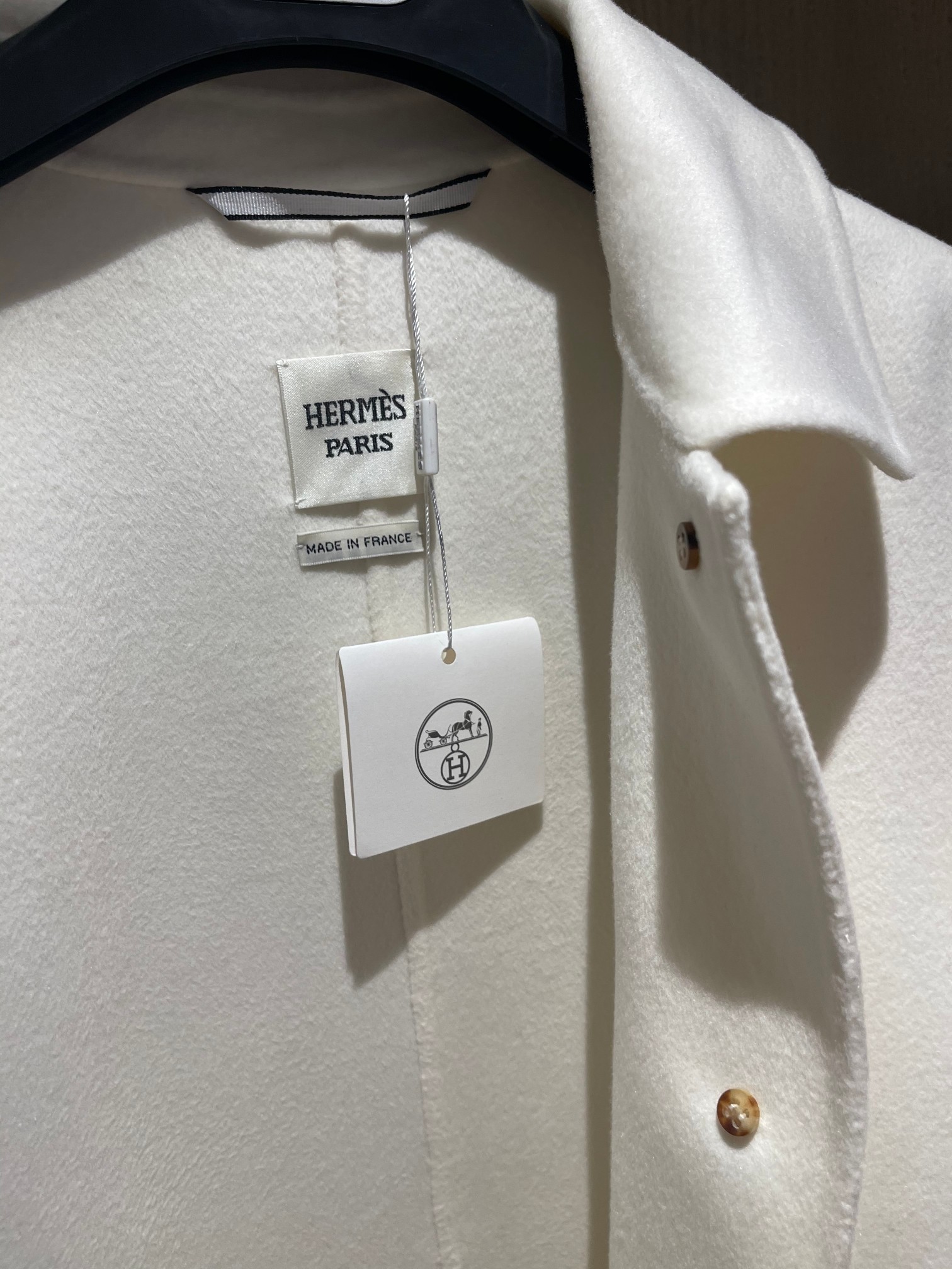 Bagsaaa H**me5 Cashmere wrap coat white