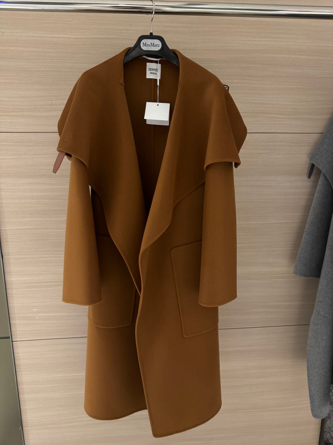 Bagsaaa H**me5 Cashmere long coat brown