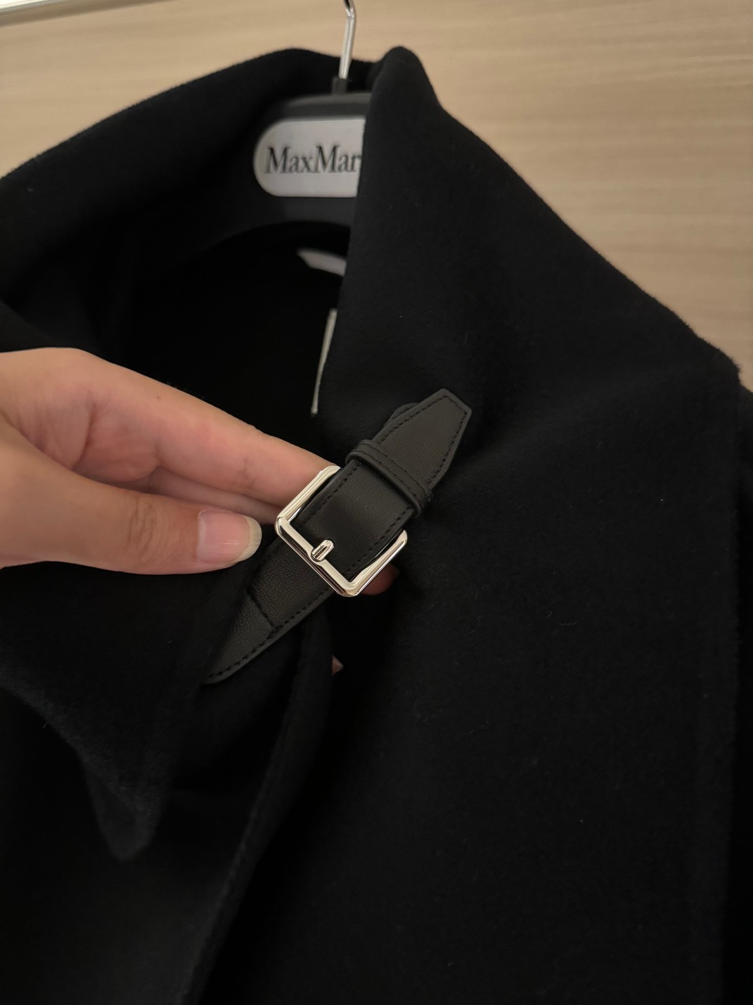 Bagsaaa H**me5 Cashmere long coat black