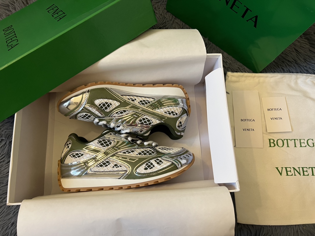 Bagsaaa B0tt*ga Ven*ta Orbit Sneaker Green/White