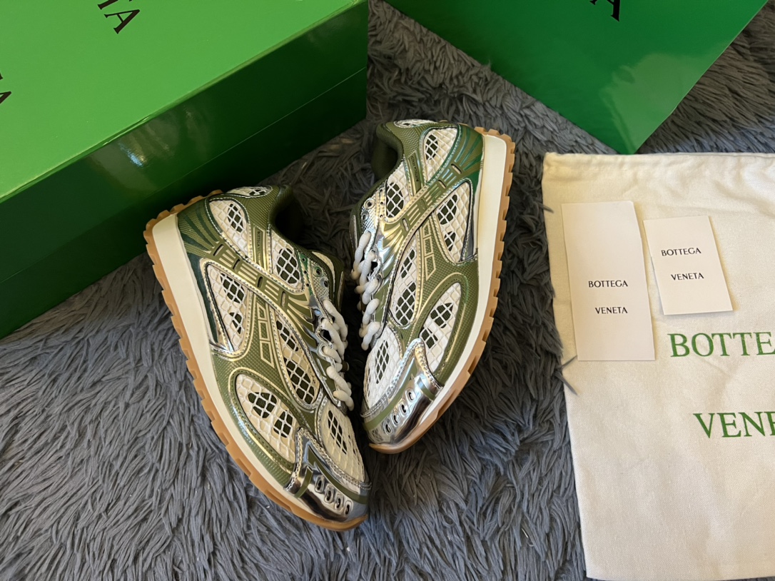 Bagsaaa B0tt*ga Ven*ta Orbit Sneaker Green/White