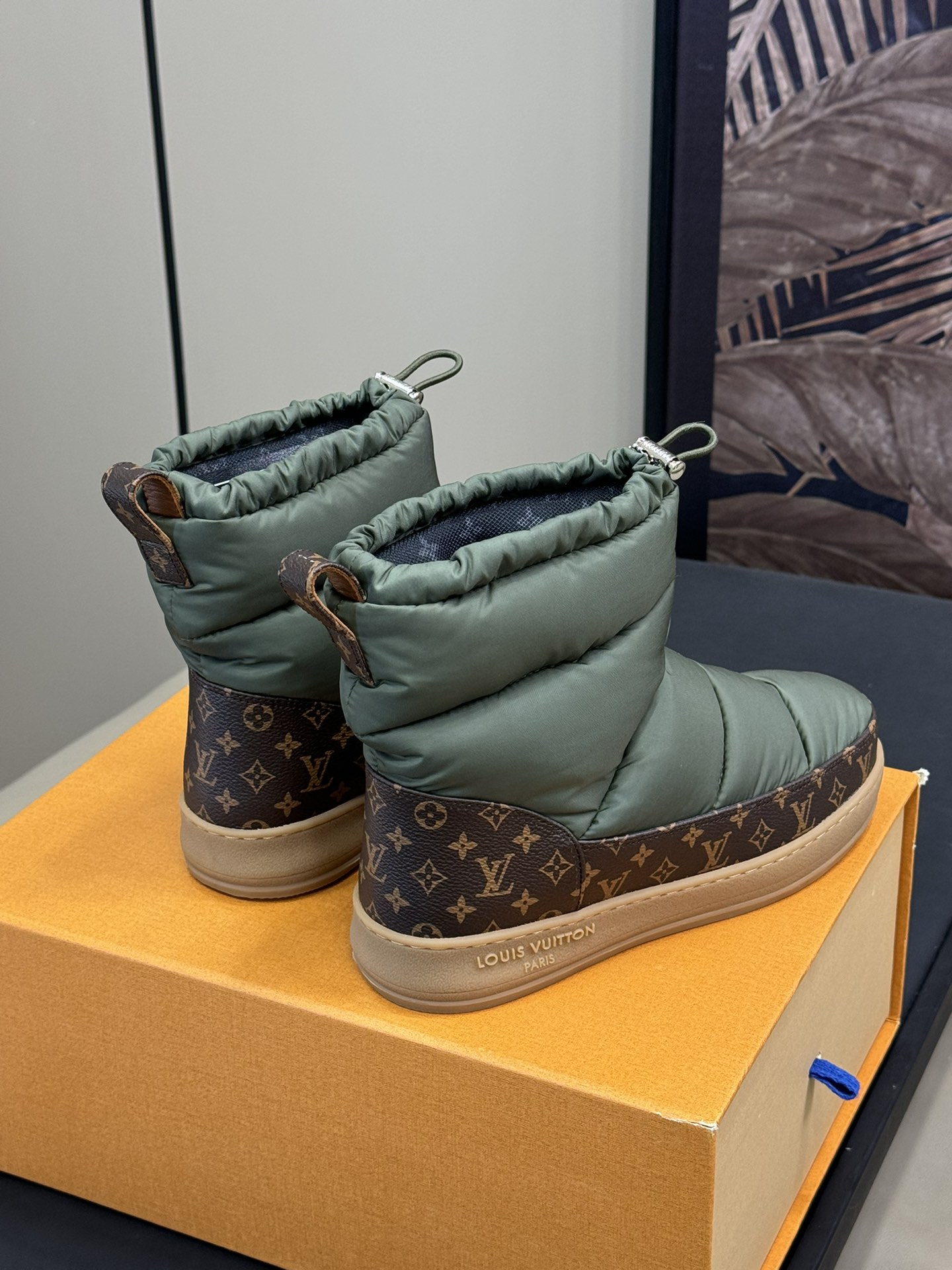 Bagsaaa LV Cloud Ankle Boot Kaki