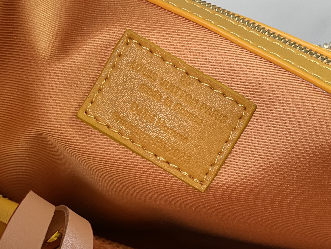 Bagsaaa L0vis Vvtt0n M12880 Keepall Bandoulière 45 Yellow - 45 x 27 x 20 cm