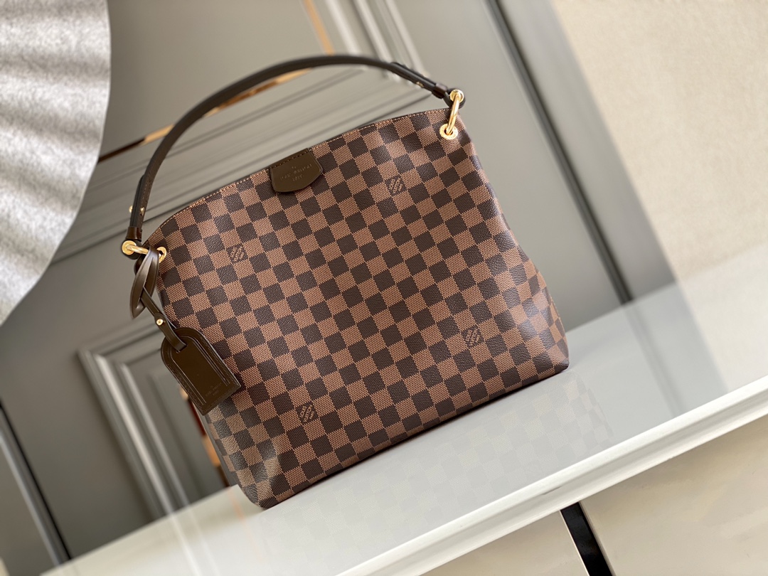 Bagsaaa L0vis Vvtt0n N44044 Graceful PM Damier Ebene - 35 x 30 x 11cm