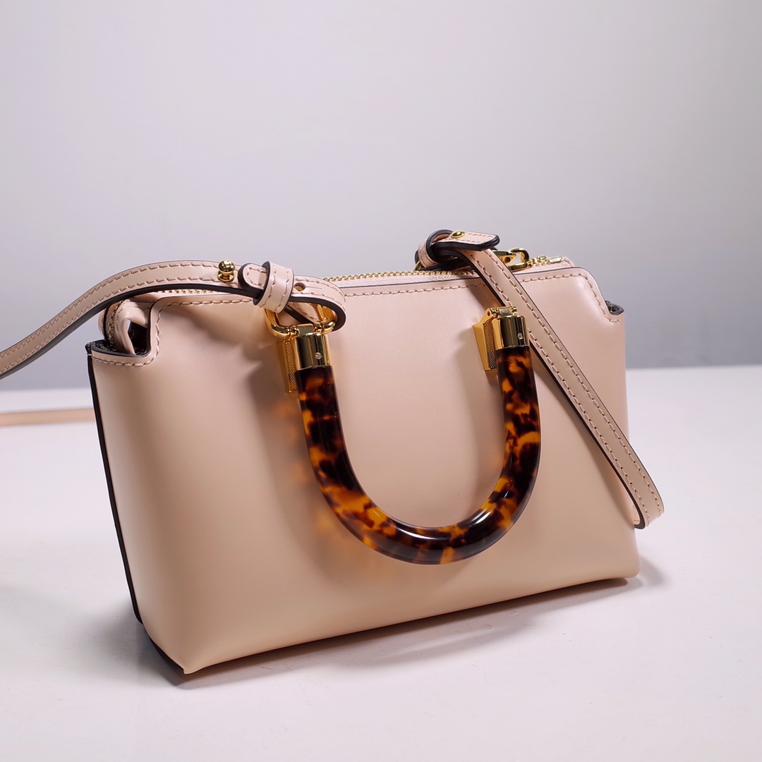 Bagsaaa F**di By The Way Mini Cuir Rose - 17*18*8cm